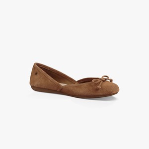 Ugg Lena Women Flats Brown (4965NBATC)